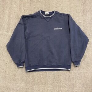 vintage Bridgestone sweatshirt mens medium Blue 1990s